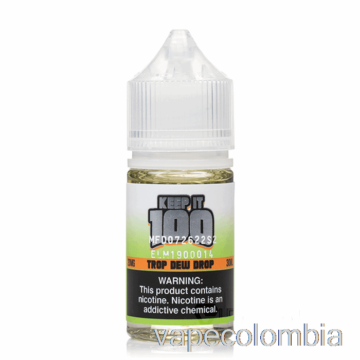 Vape Recargable Trop Dew Drop - Mantenlo 100 Sal - 30ml 50mg